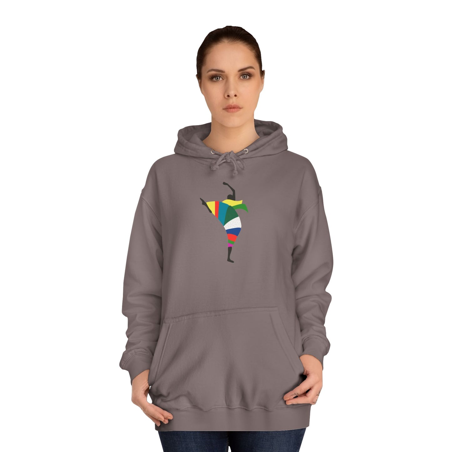 Colorful Dancer Unisex College Hoodie - Stylish Daily Wear