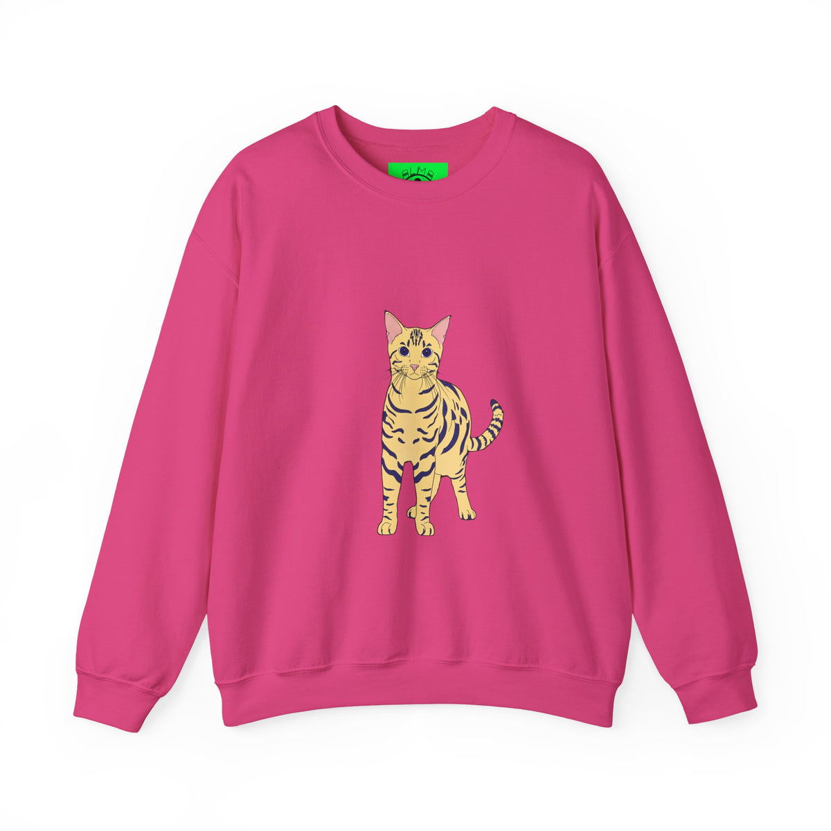 Bengal Cat cartoon Unisex Heavy Blend™ Crewneck Sweatshirt