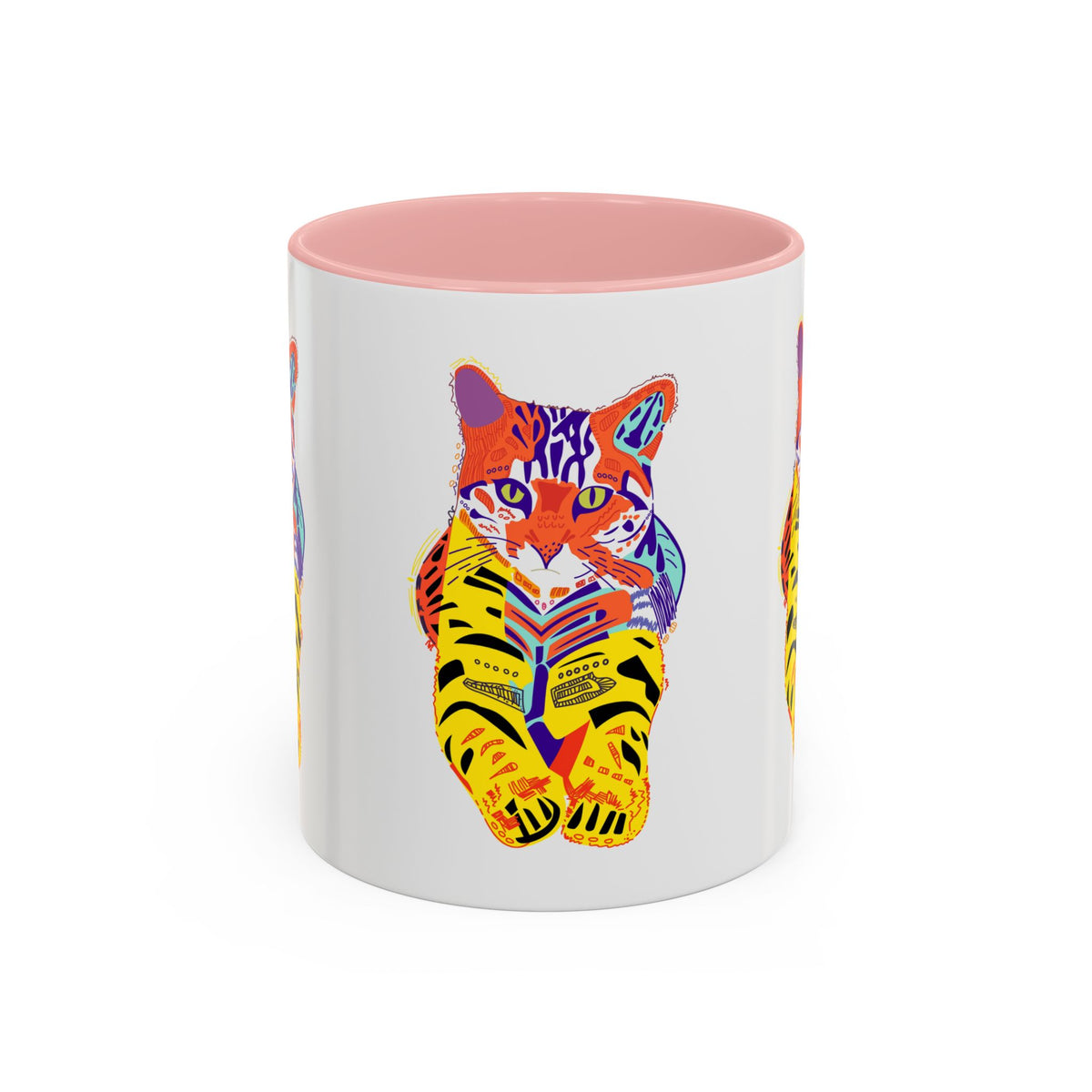 Tiger Cat Accent Coffee Mug (11, 15oz)