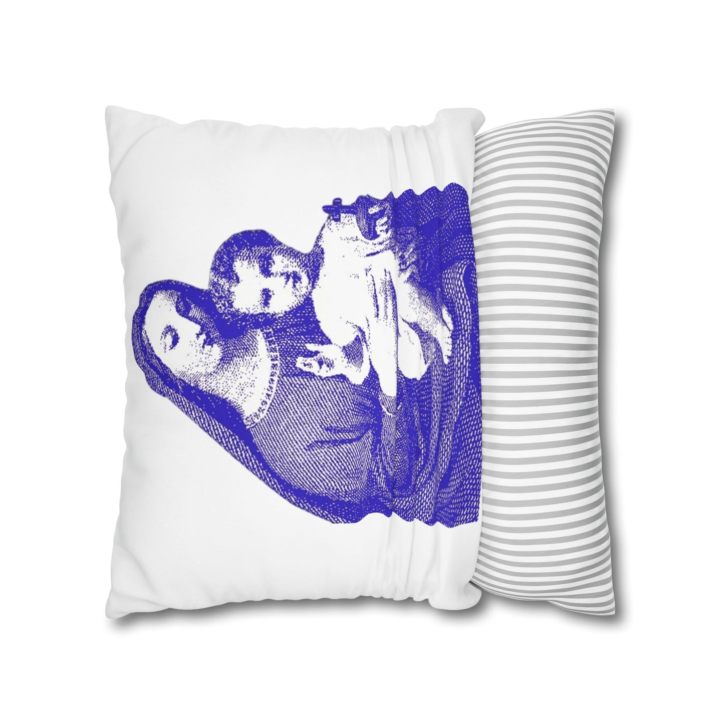 Saint Mary Square Poly Canvas Pillowcase