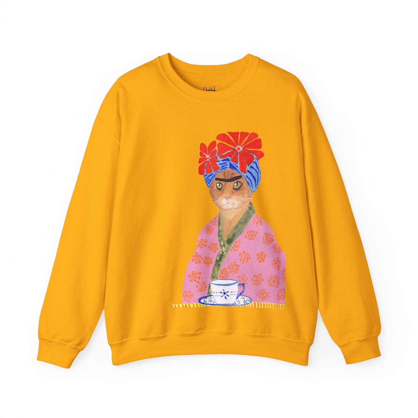 Frida Cat Unisex Heavy Blend™ Crewneck Sweatshirt