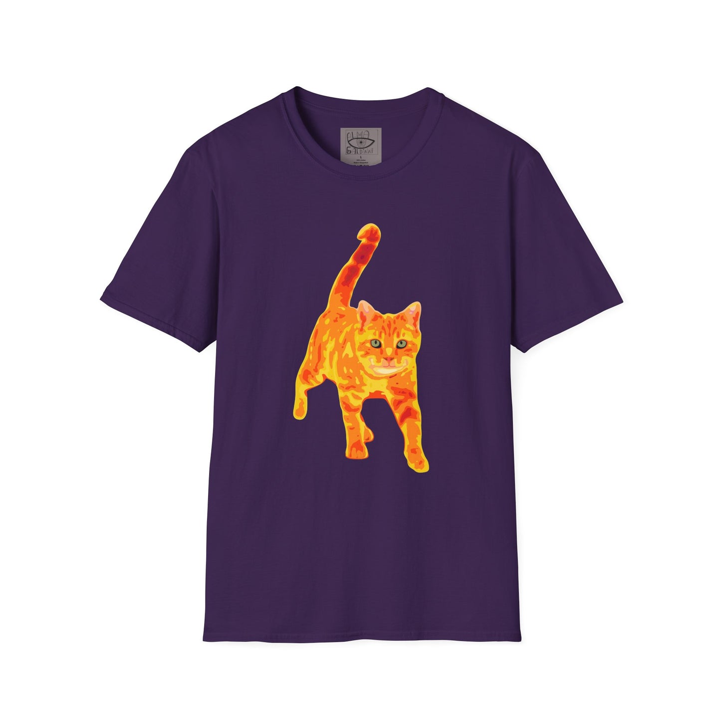 Bright Ginger Cat Unisex Softstyle T-Shirt