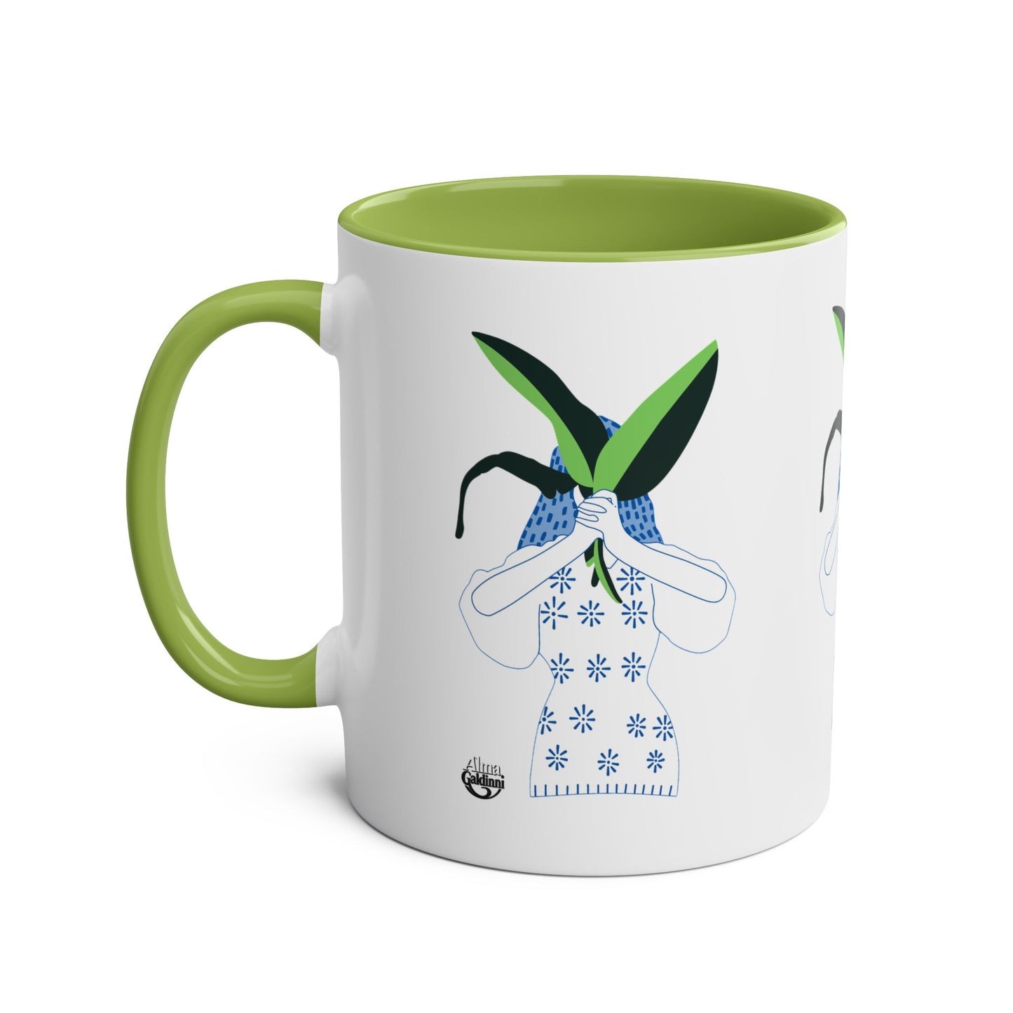 Mother Nature Two-Tone Coffee Mugs, 11oz