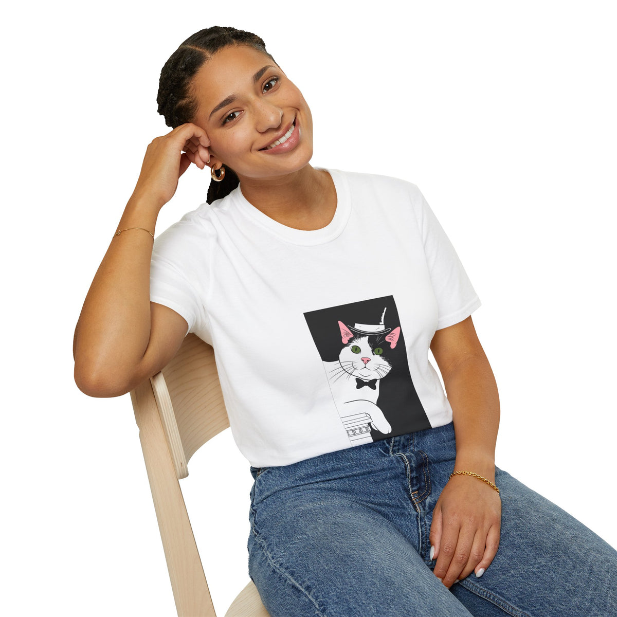 Mister Cat Unisex Softstyle T-Shirt