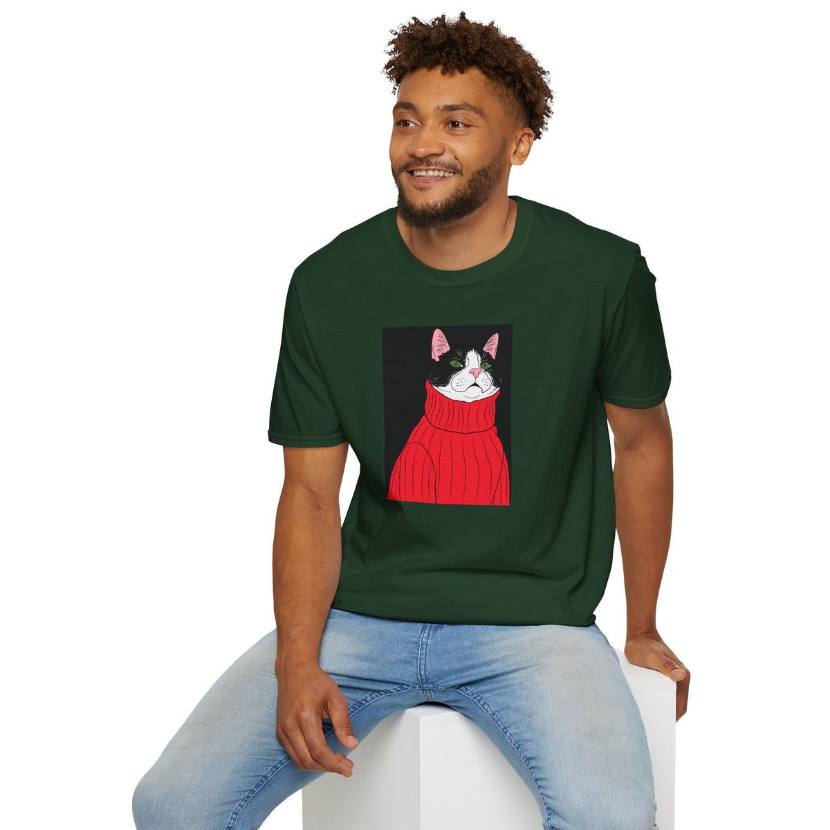 Lazy Cat Unisex Softstyle T-Shirt