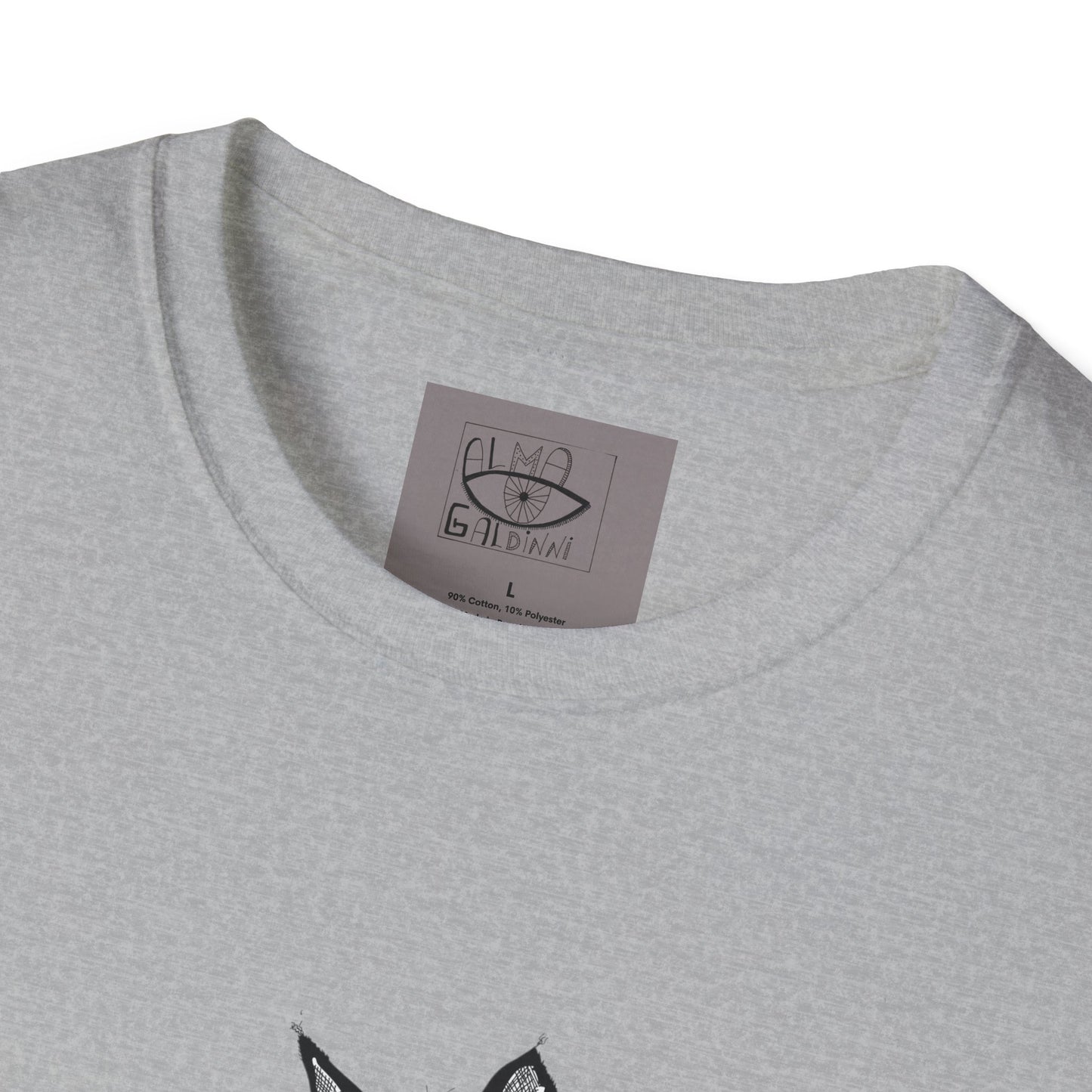 Sexy Black Cat Unisex Softstyle T-Shirt