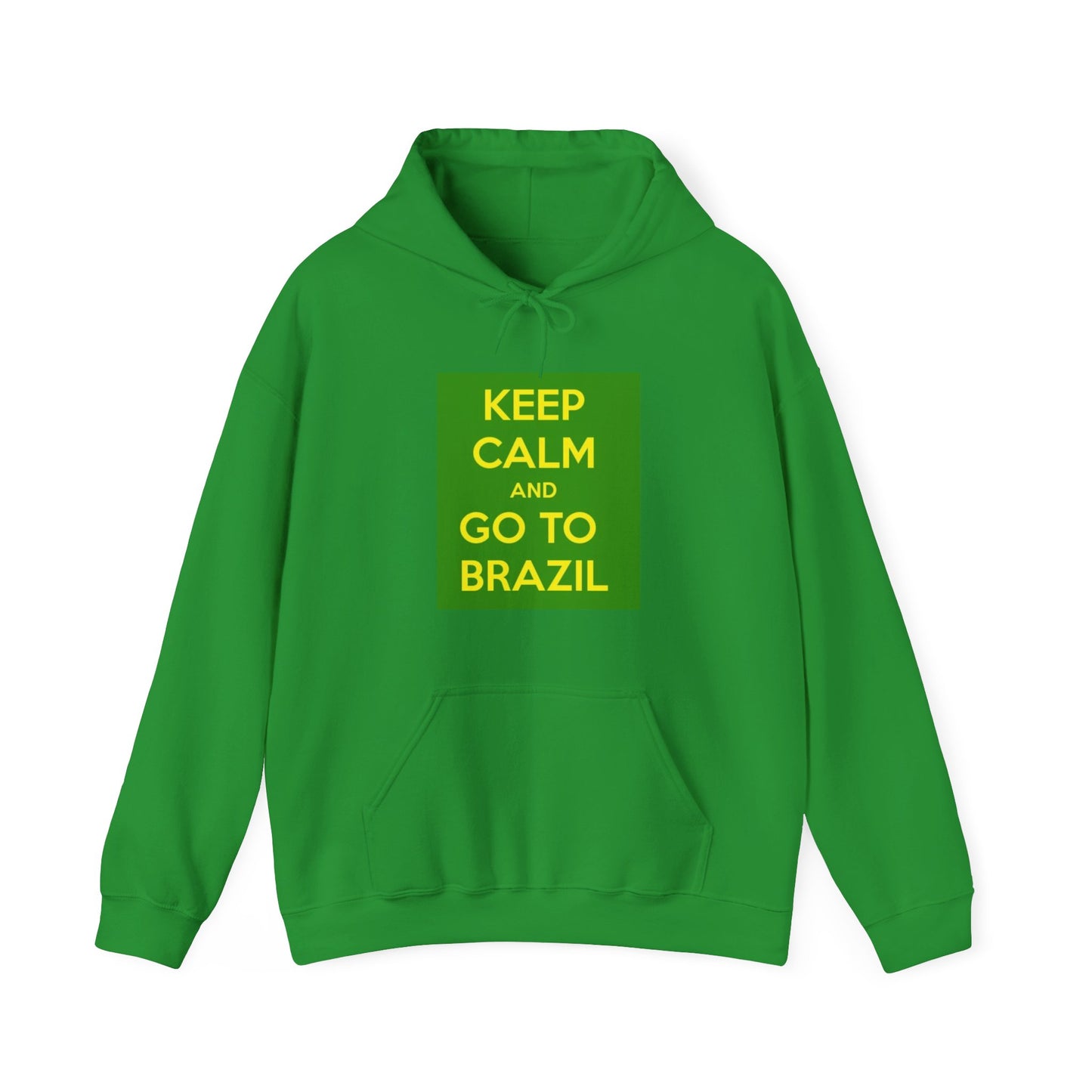 Keep Calm and Go to Brazil Unisex Hoodie, Travel Sweatshirt, Adventure Apparel, Gift for Travelers, Vacation Hoodie