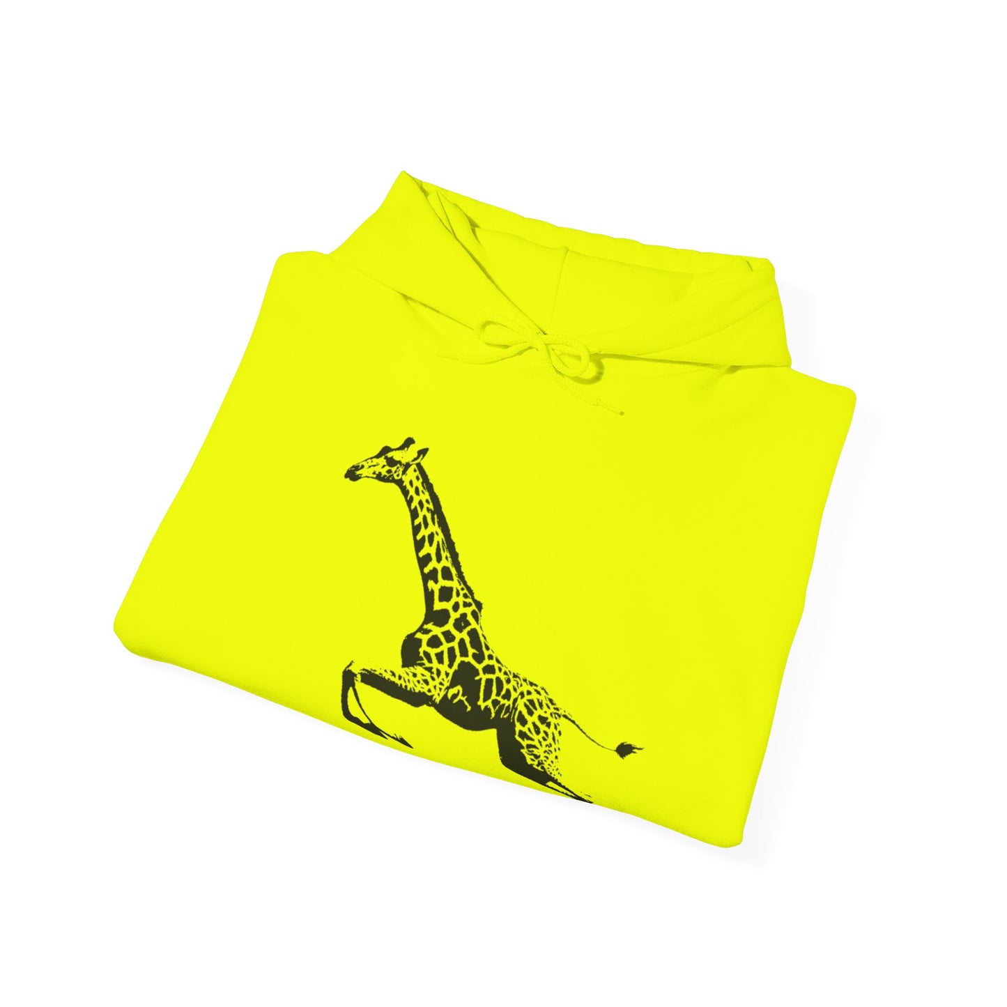 Giraffe Print Hoodie - Cozy Gift for Animal Lovers, Unisex Sweatshirt, Wildlife Fashion, Nature Gift, Unique Apparel