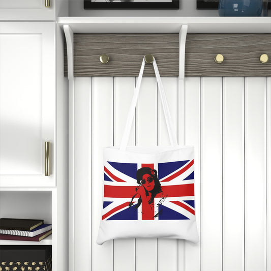 Amy winehouse UNion jack Shoulder Tote Bag (AOP)