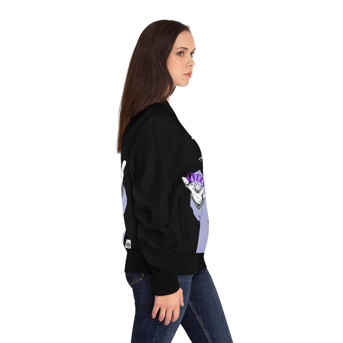 Ozzy Women's Bomber Jacket (AOP)