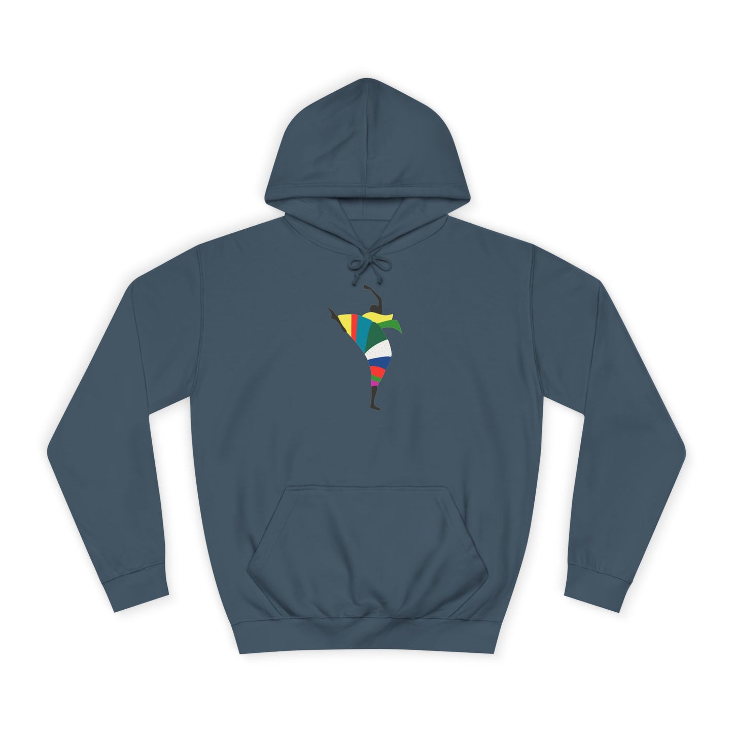 Colorful Dancer Unisex College Hoodie - Stylish Daily Wear