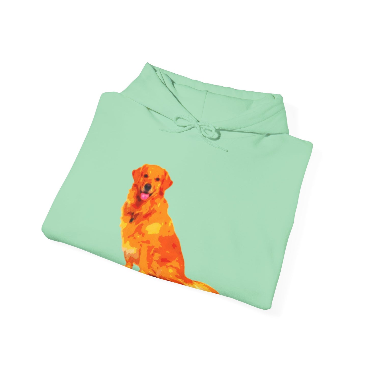 Vibrant Golden Retriever Hoodie, Pet Lover Gift, Cozy Sweatshirt, Animal Art Apparel, Dog Mom Outfit, Christmas Wear, Cute Canine Fashion