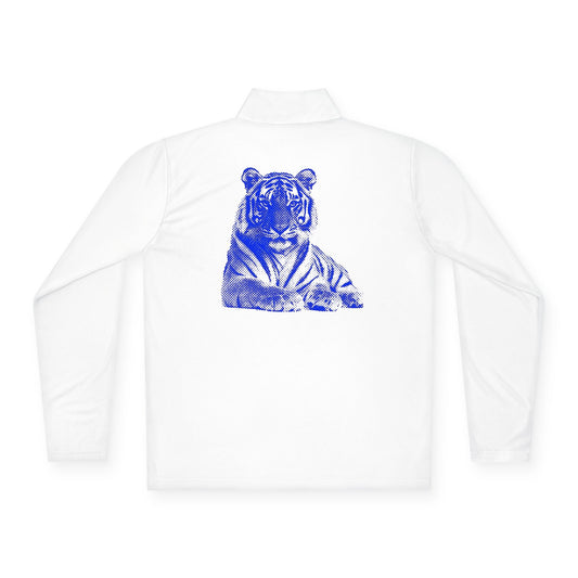 Blue Tiger Unisex Quarter-Zip Pullover