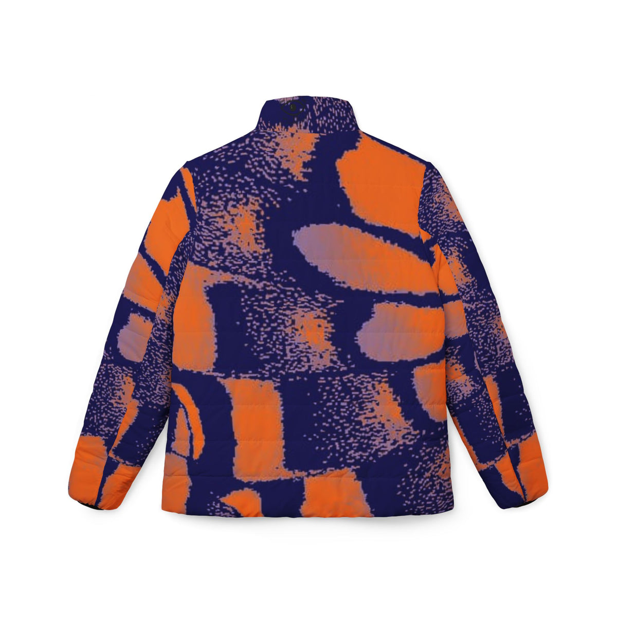 Blue Butterfly Women’s Puffer Jacket (AOP)