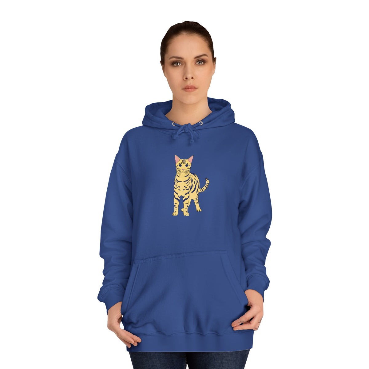 Benjamin The Cat Unisex College Hoodie