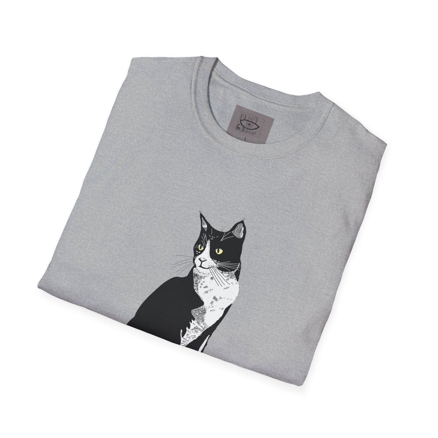 Sexy Black Cat Unisex Softstyle T-Shirt