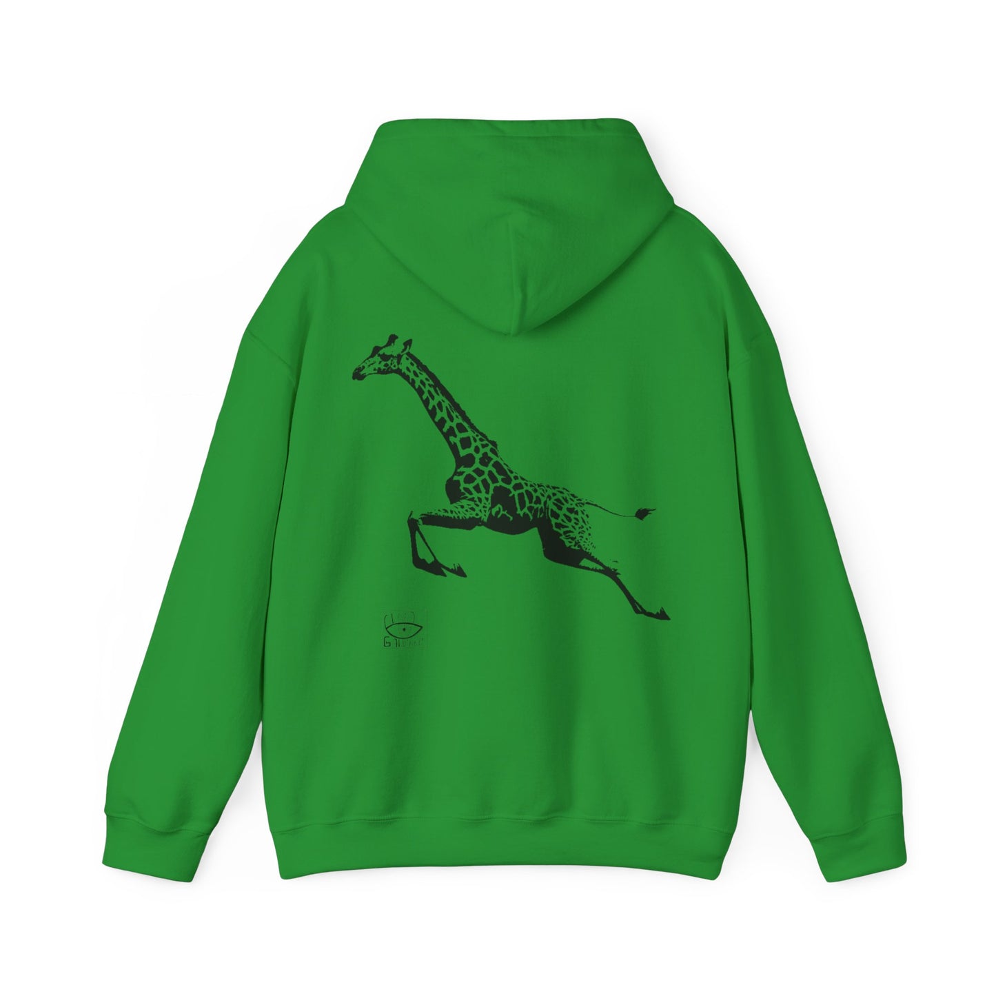 Giraffe Print Hoodie - Cozy Gift for Animal Lovers, Unisex Sweatshirt, Wildlife Fashion, Nature Gift, Unique Apparel