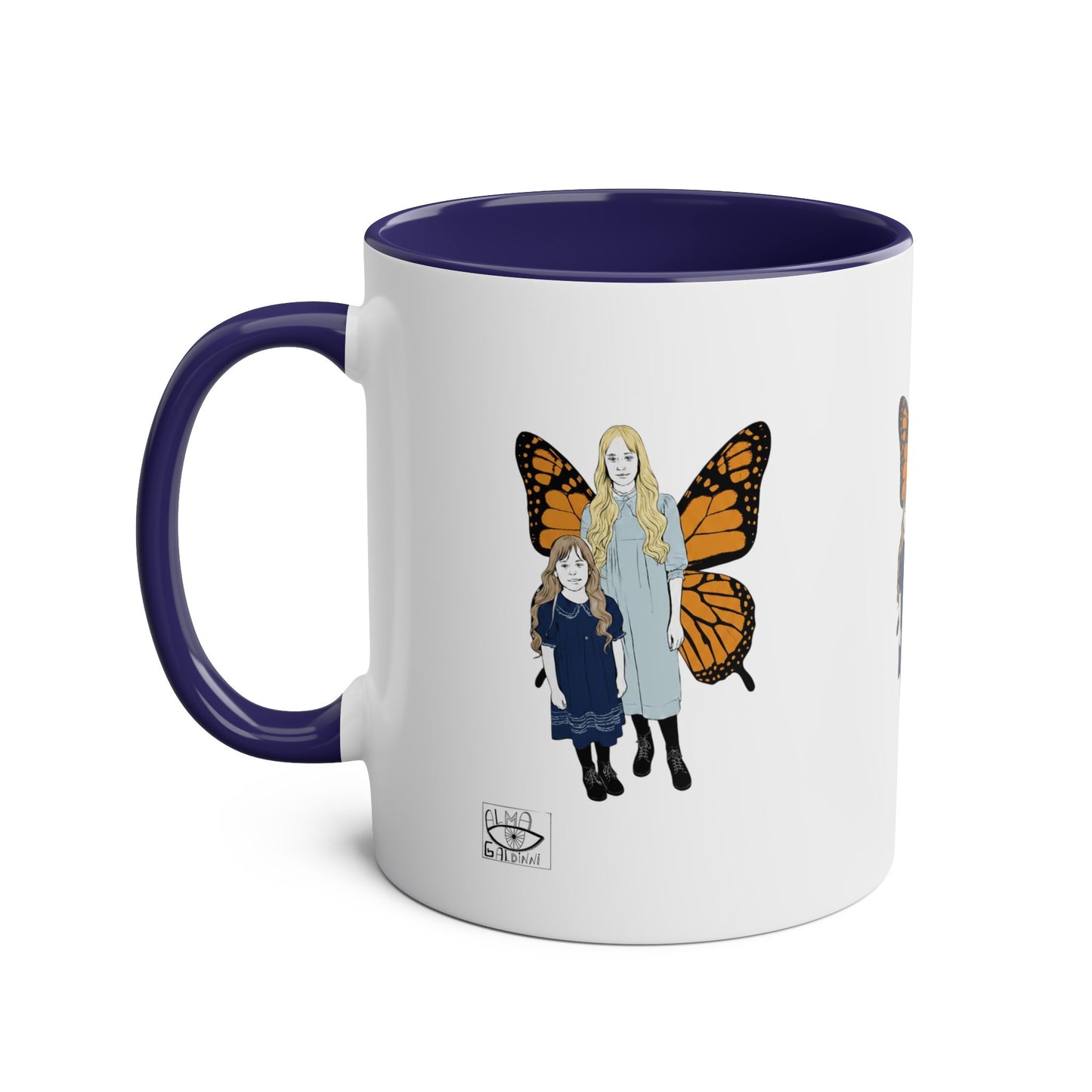 Edwardians children Two-Tone Coffee Mugs, 11oz