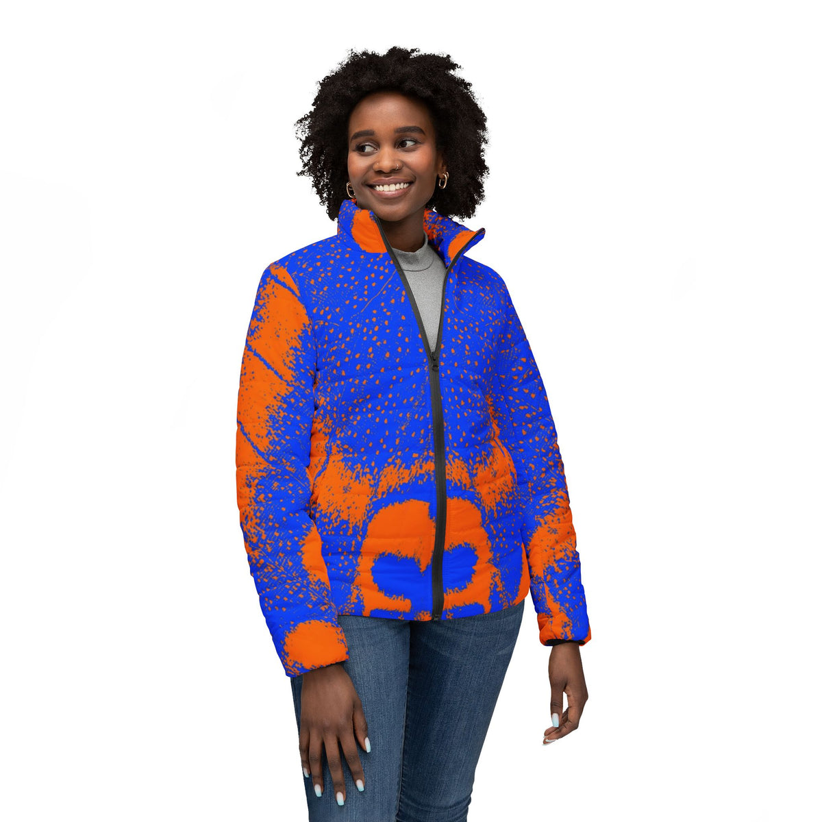 Unique Butterfly Women’s Puffer Jacket (AOP)