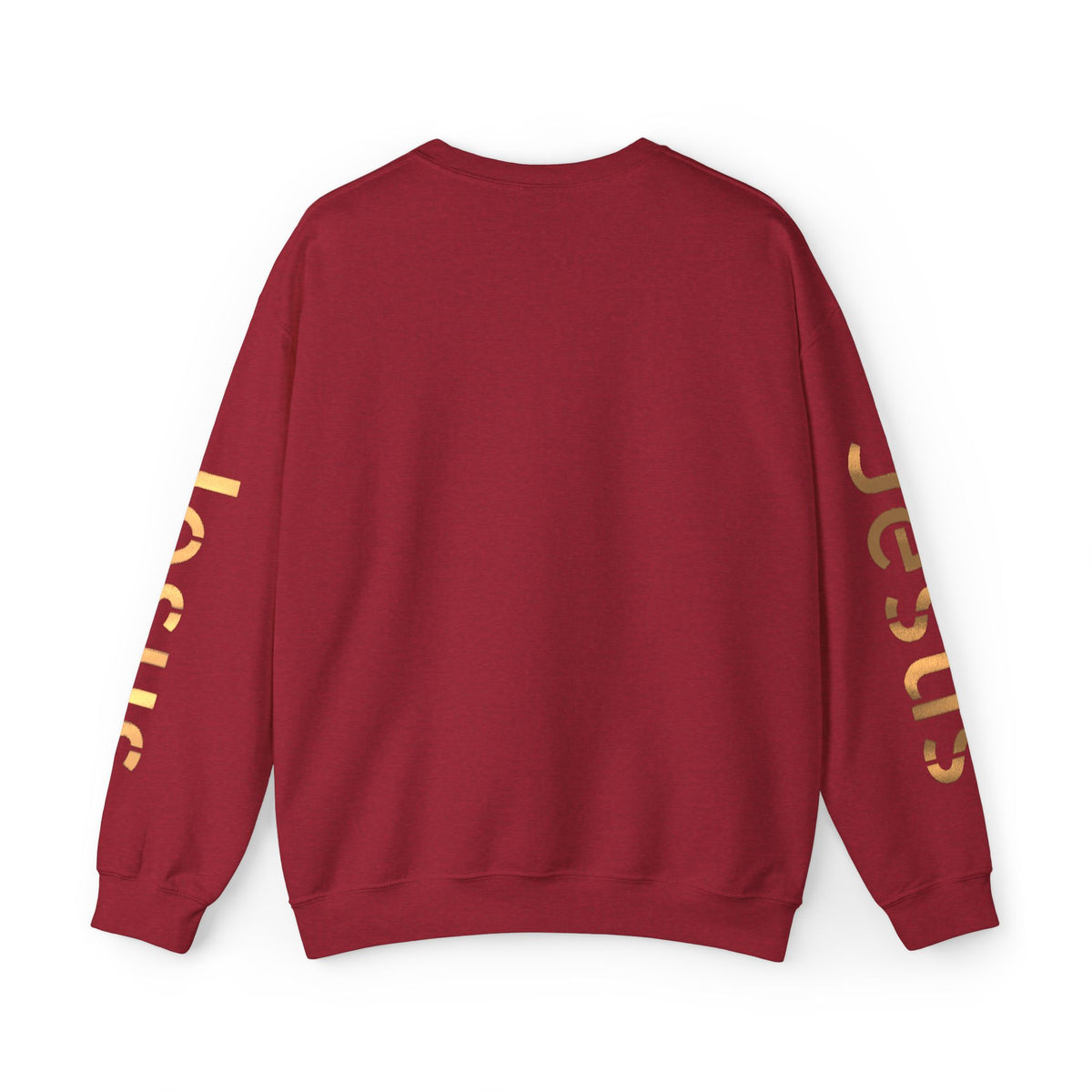 Jesus Gold Script Crewneck Sweatshirt
