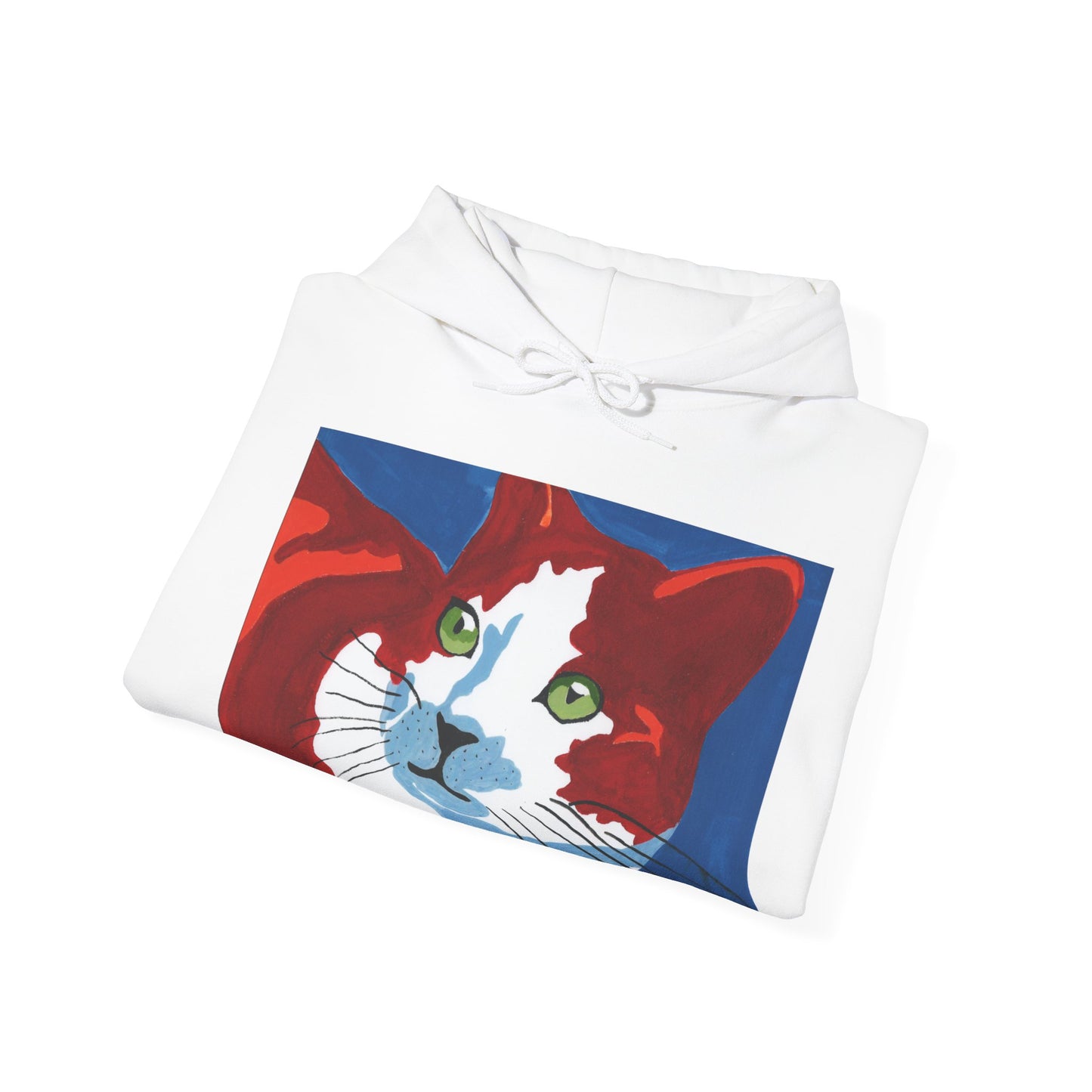 Artistic Cat Hoodie - Unisex Heavy Blend™ Sweatshirt