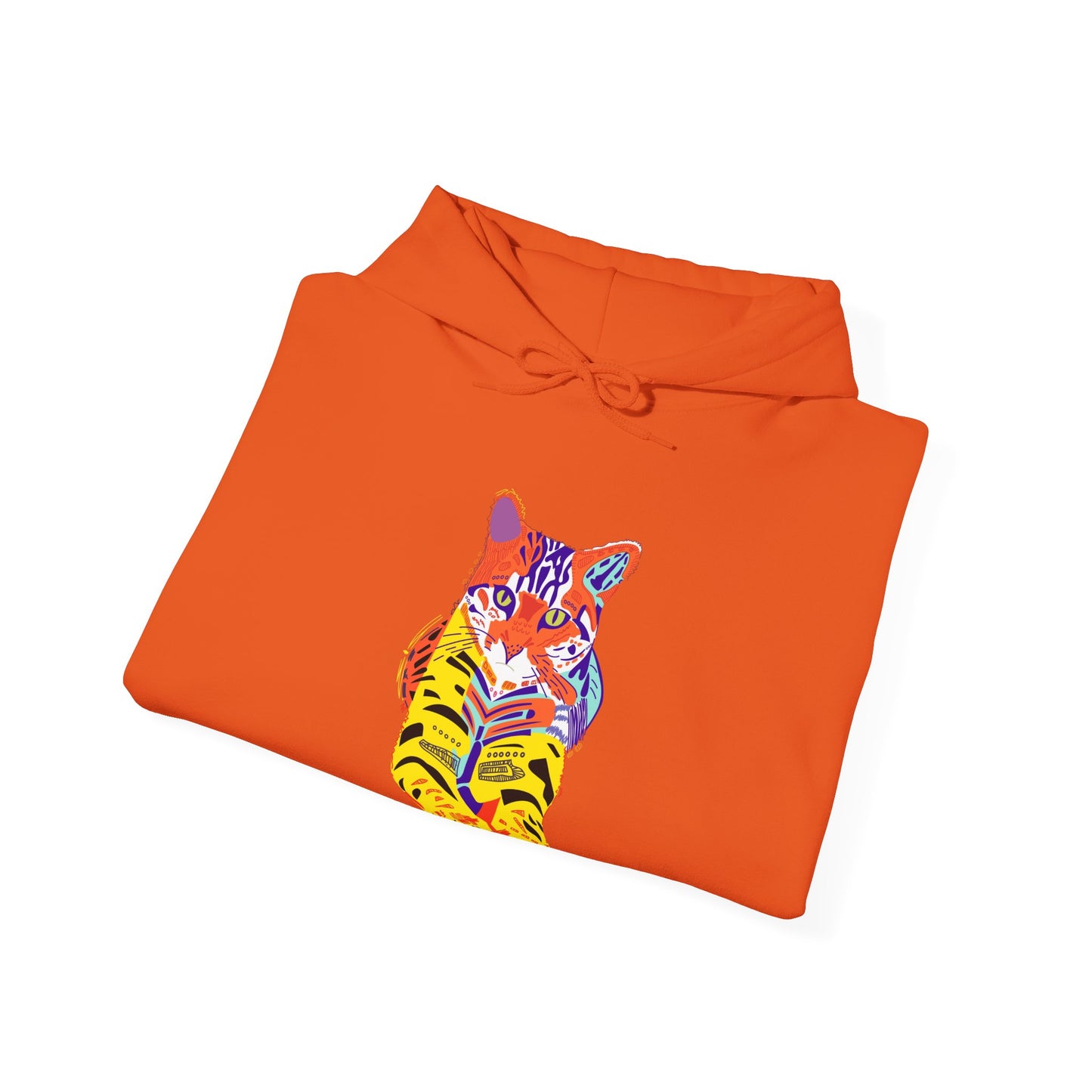 Tiger Cat Unisex Heavy Blend™ Hooded Sweatshirt