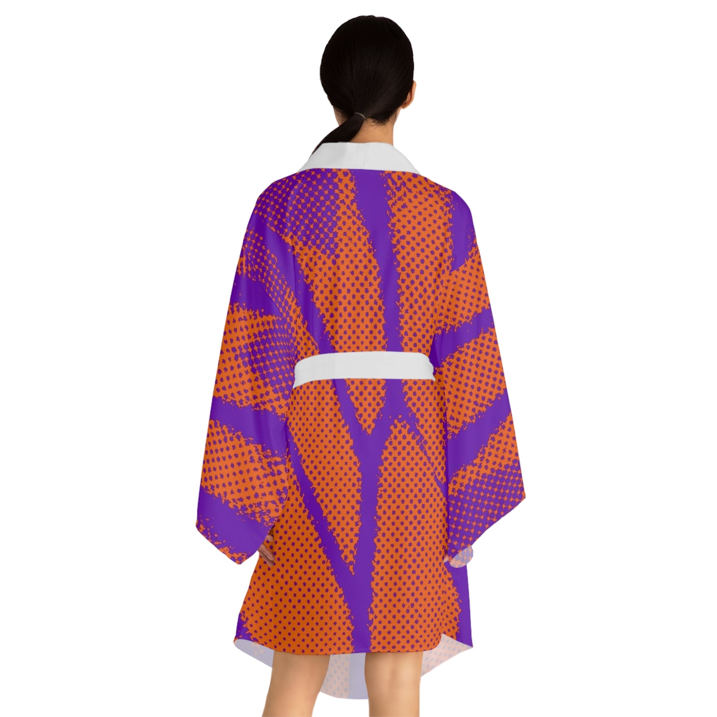 Butterfly Long Sleeve Kimono Robe (AOP)