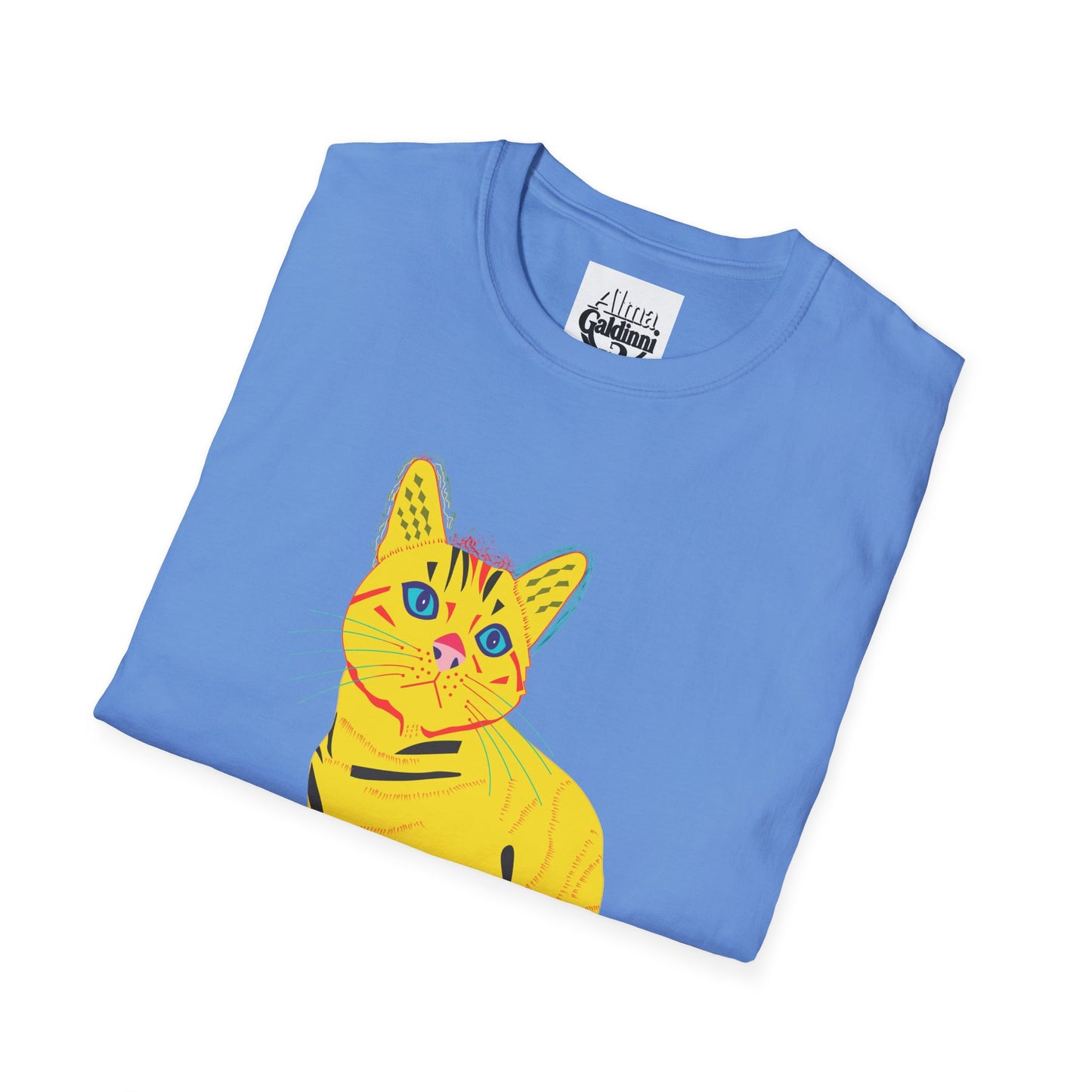 Yellow Cat Unisex Softstyle T-Shirt