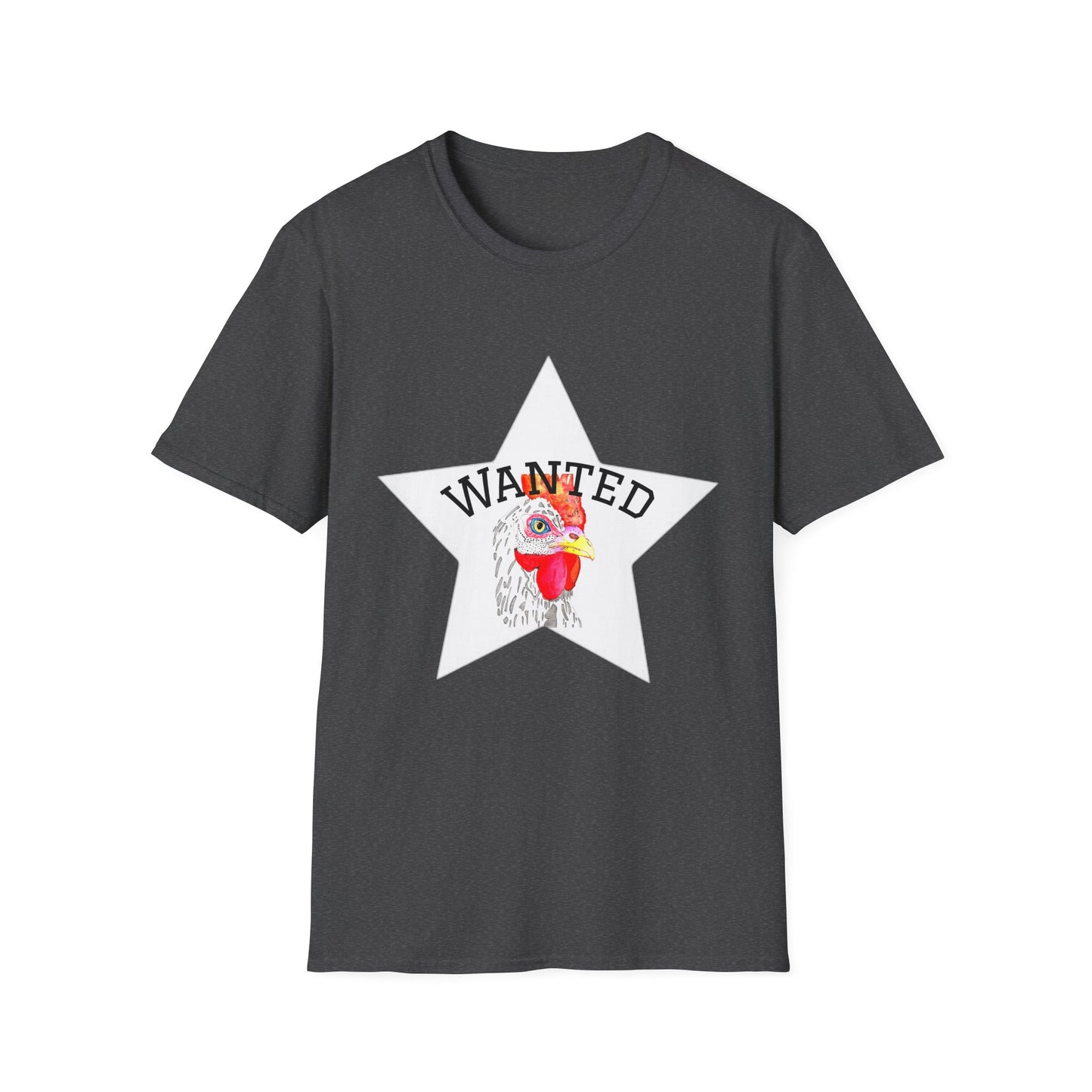 Wanted Heart T-Shirt | Unisex Softstyle Tee for Animal Lovers, Unique Gift, Casual Wear, Valentine's Day, Birthday, Fun Graphics