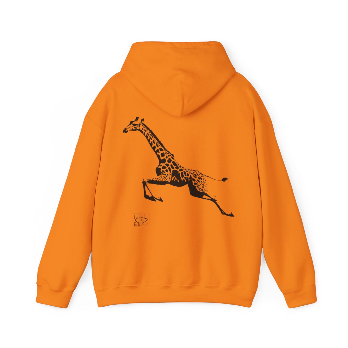 Giraffe Print Hoodie - Cozy Gift for Animal Lovers, Unisex Sweatshirt, Wildlife Fashion, Nature Gift, Unique Apparel