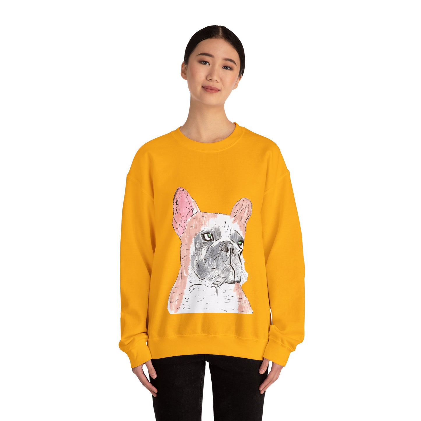 French Bulldog Art Sweatshirt - Cozy Unisex Crewneck for Dog Lovers