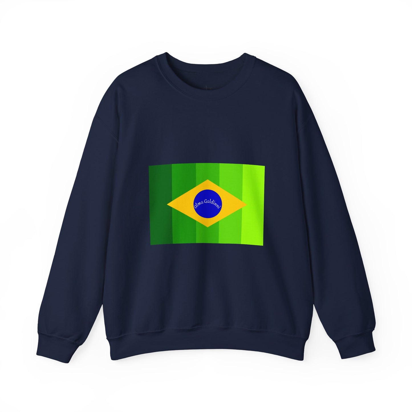Brazilian flag Unisex Heavy Blend™ Crewneck Sweatshirt