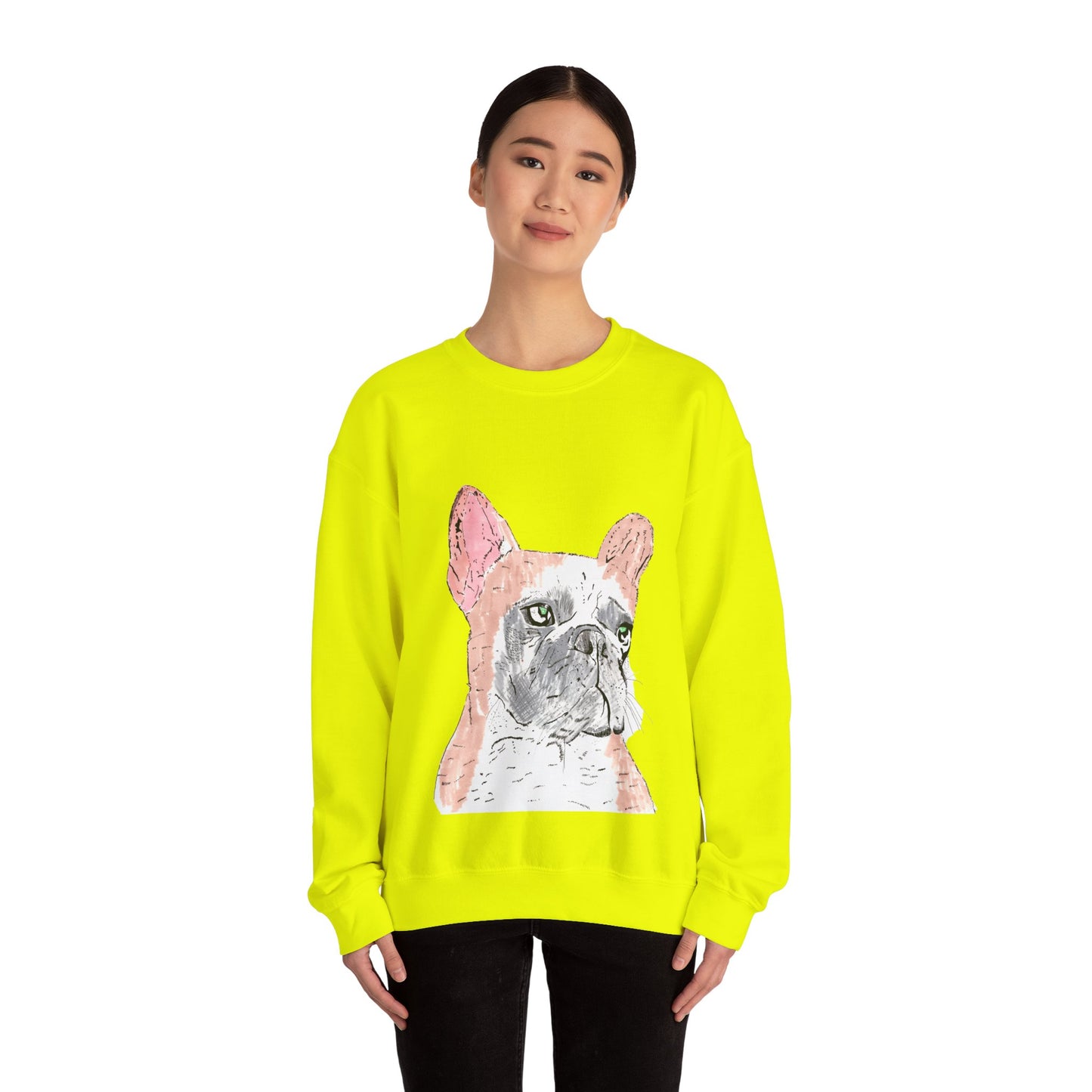 French Bulldog Art Sweatshirt - Cozy Unisex Crewneck for Dog Lovers