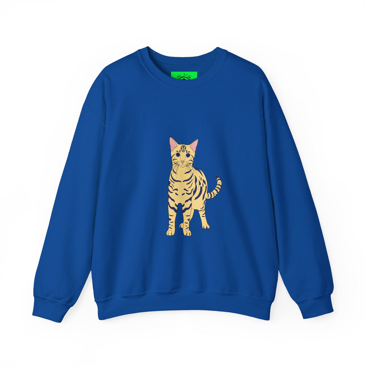 Bengal Cat cartoon Unisex Heavy Blend™ Crewneck Sweatshirt