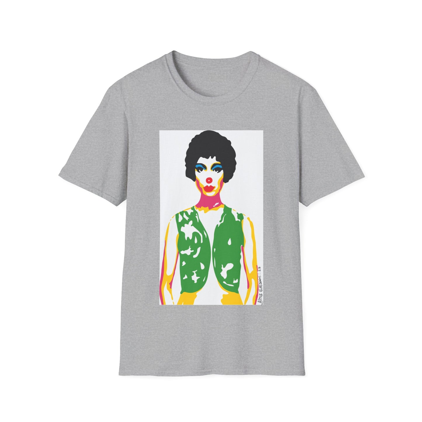Pop Art Femme Portrait T-Shirt