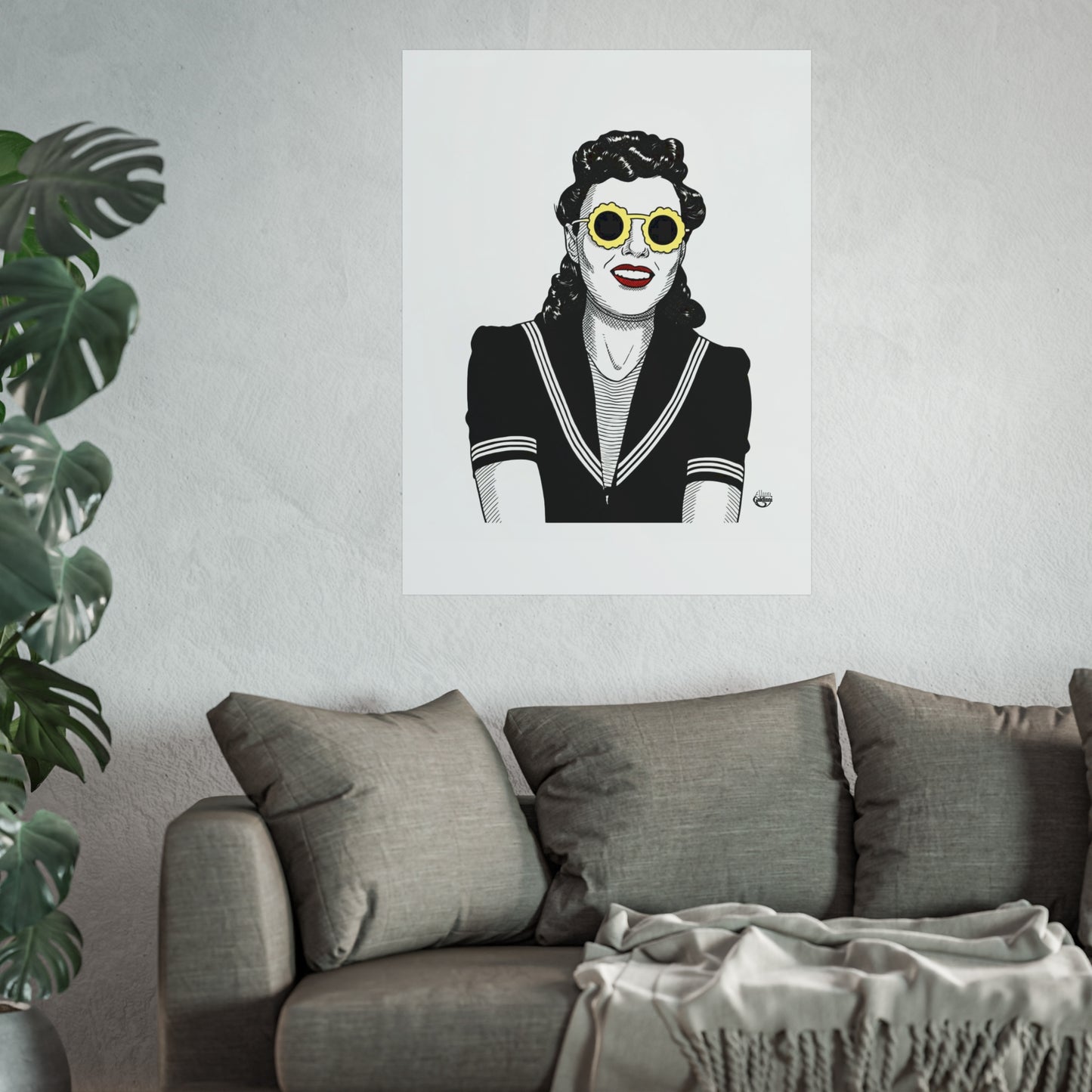 Beach girl Fine Art Posters