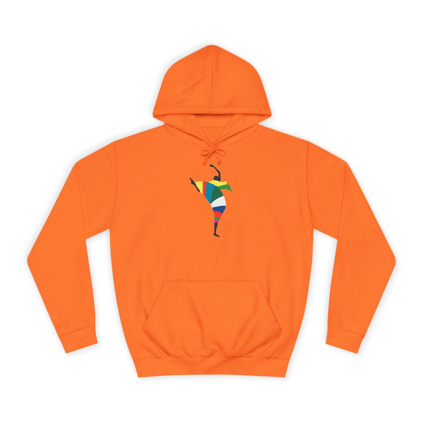 Colorful Dancer Unisex College Hoodie - Stylish Daily Wear