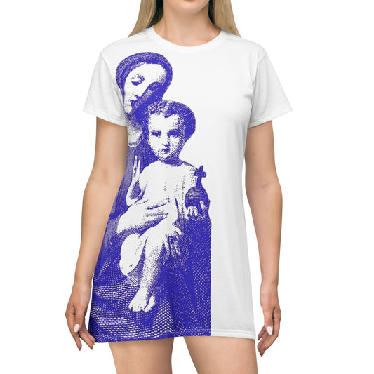 Saint Mary T-Shirt Dress (AOP)
