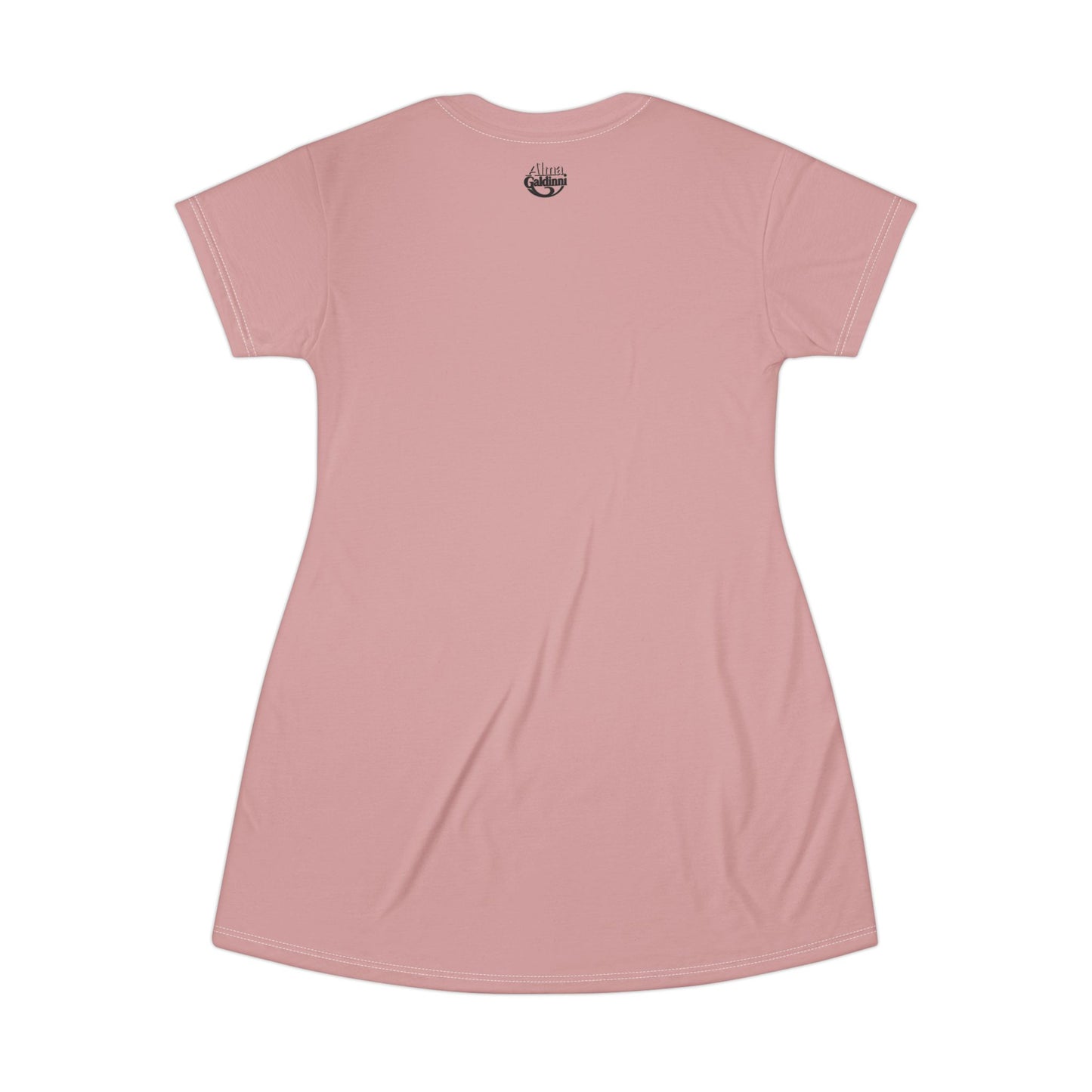 French Bulldog T-Shirt Dress (AOP)