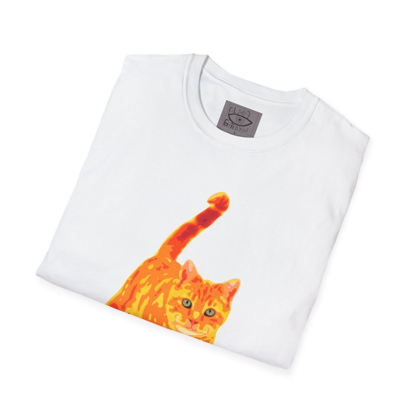 Bright Ginger Cat Unisex Softstyle T-Shirt