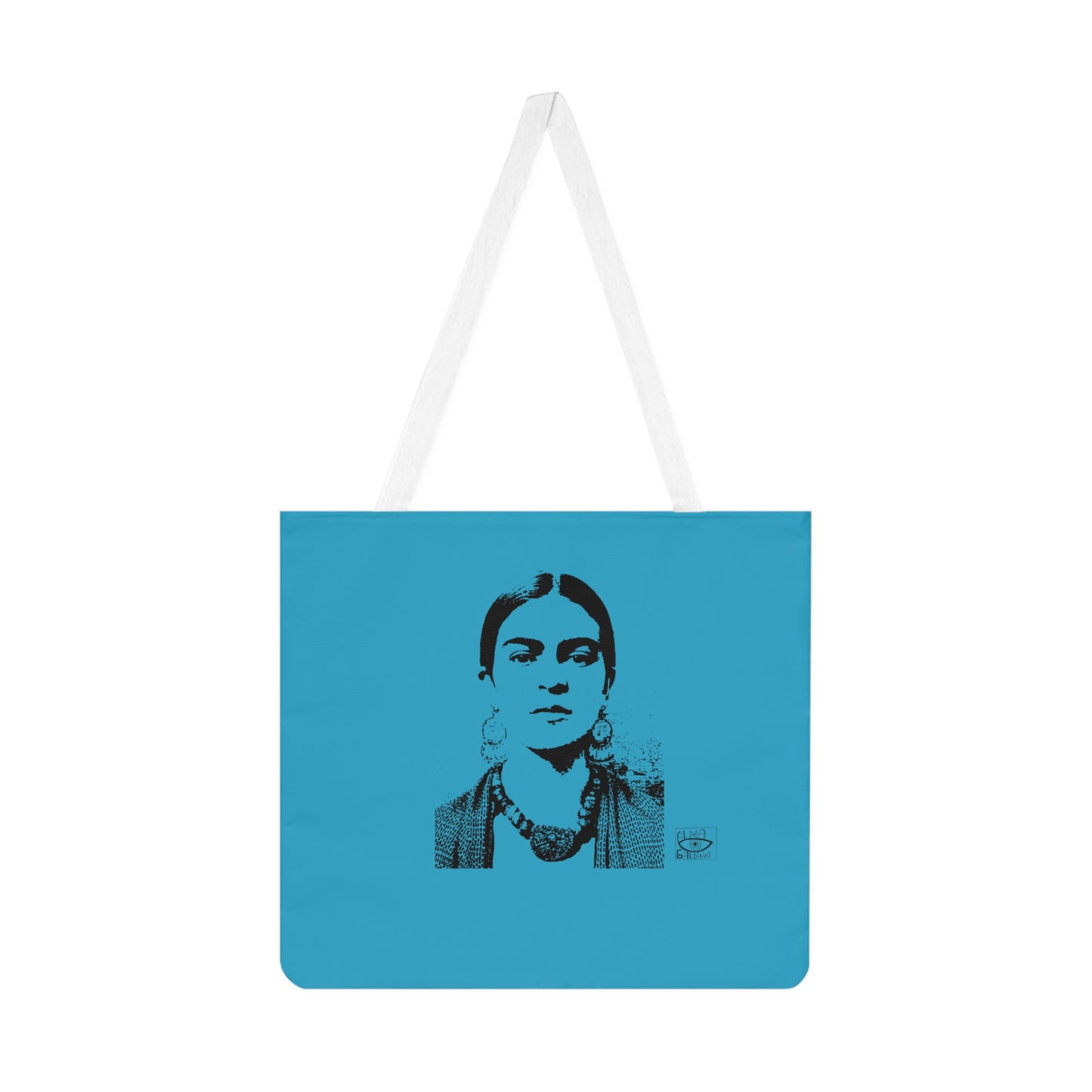 Frida Kahlo Shoulder Tote Bag - Unique Art Bag, Eco-Friendly Shopping Tote, Stylish Gift for Art Lovers, Daily Essentials, Bohemian Style