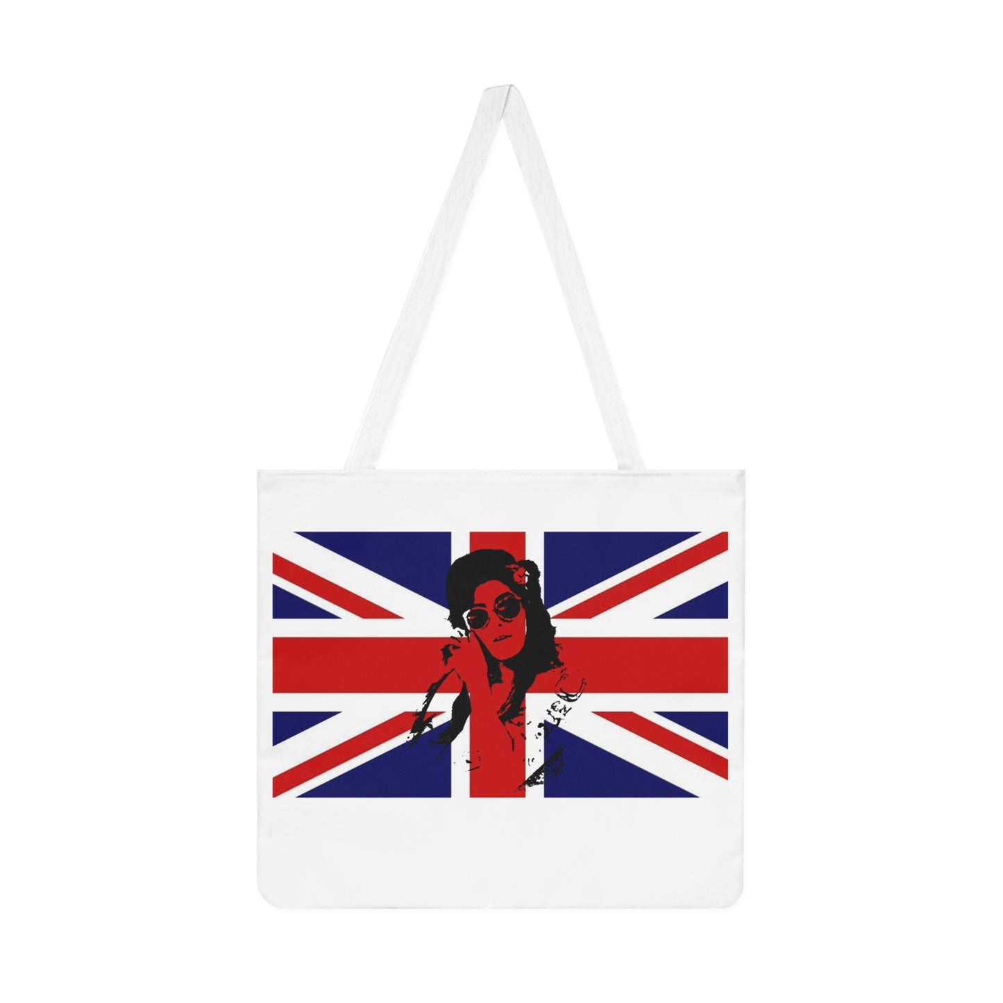 Amy winehouse UNion jack Shoulder Tote Bag (AOP)