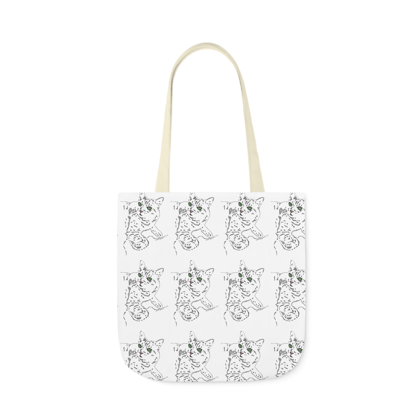 Abstract Cat tote bag