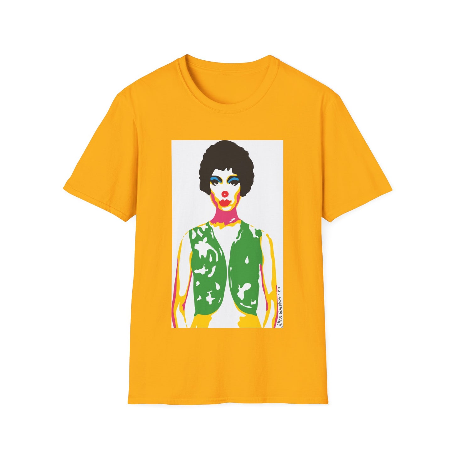Pop Art Femme Portrait T-Shirt