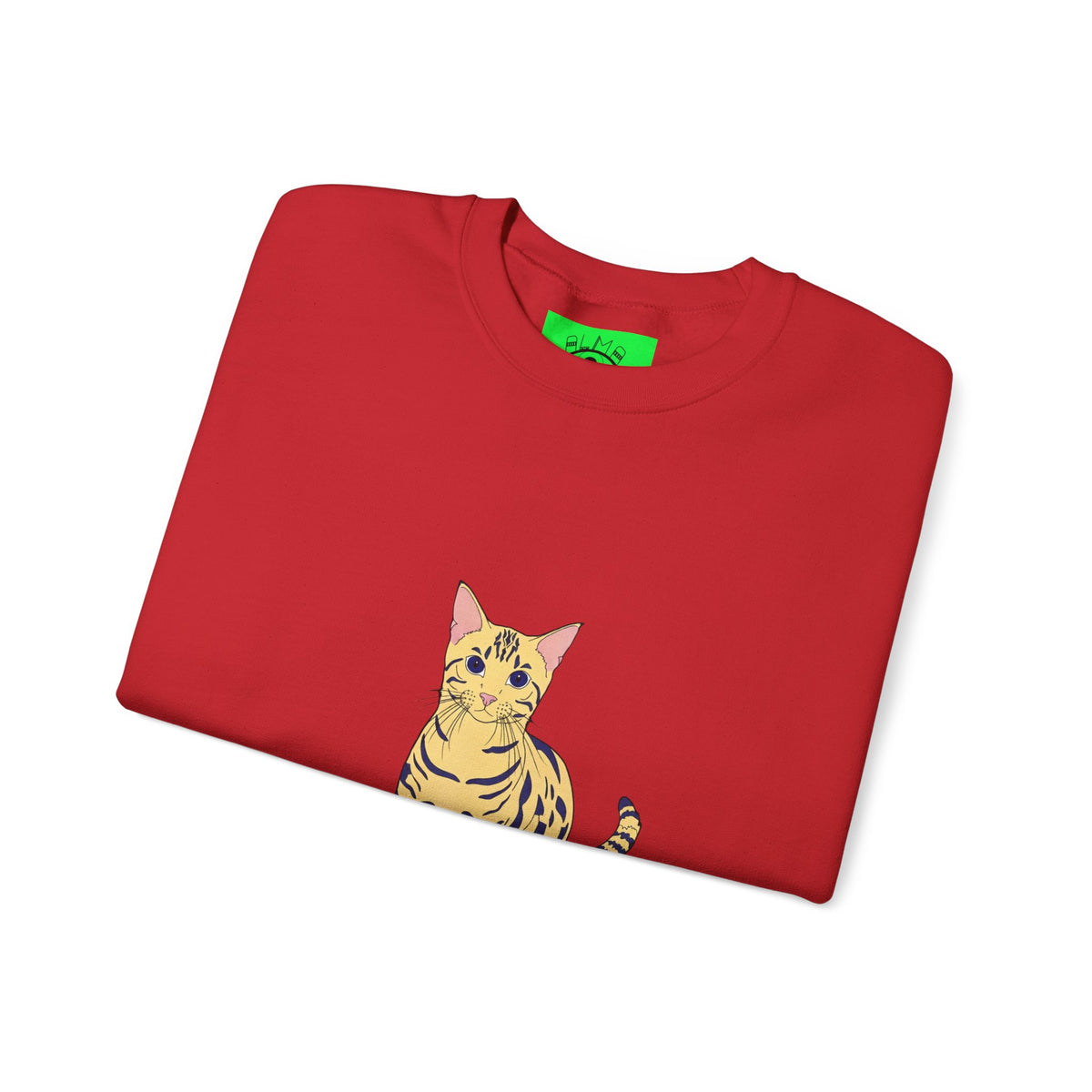 Bengal Cat cartoon Unisex Heavy Blend™ Crewneck Sweatshirt