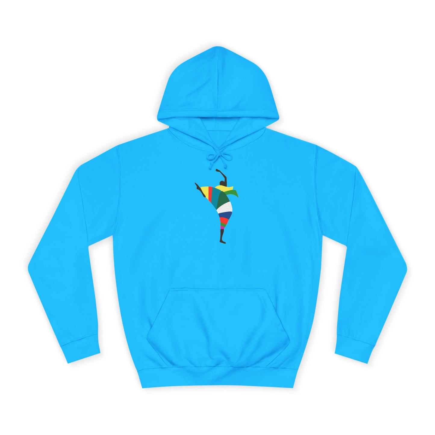 Colorful Dancer Unisex College Hoodie - Stylish Daily Wear