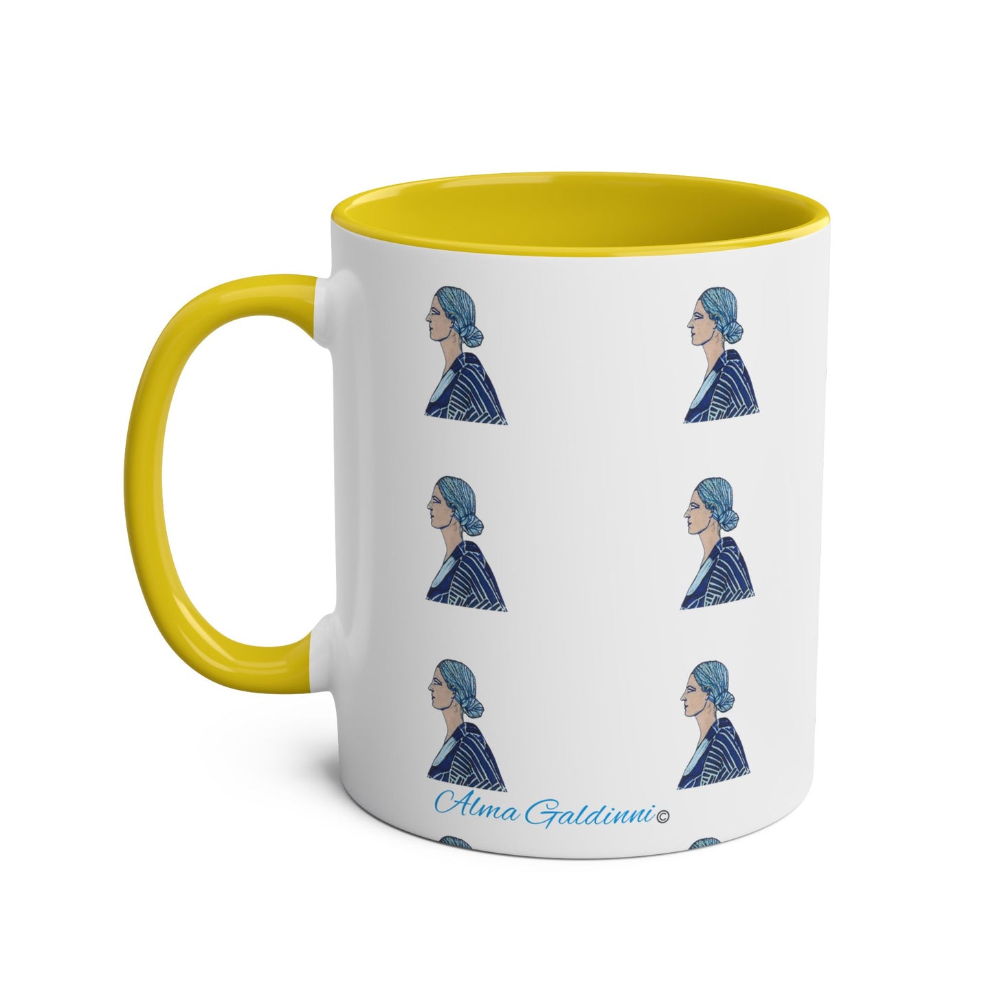 Art Nouveaux Lady mug