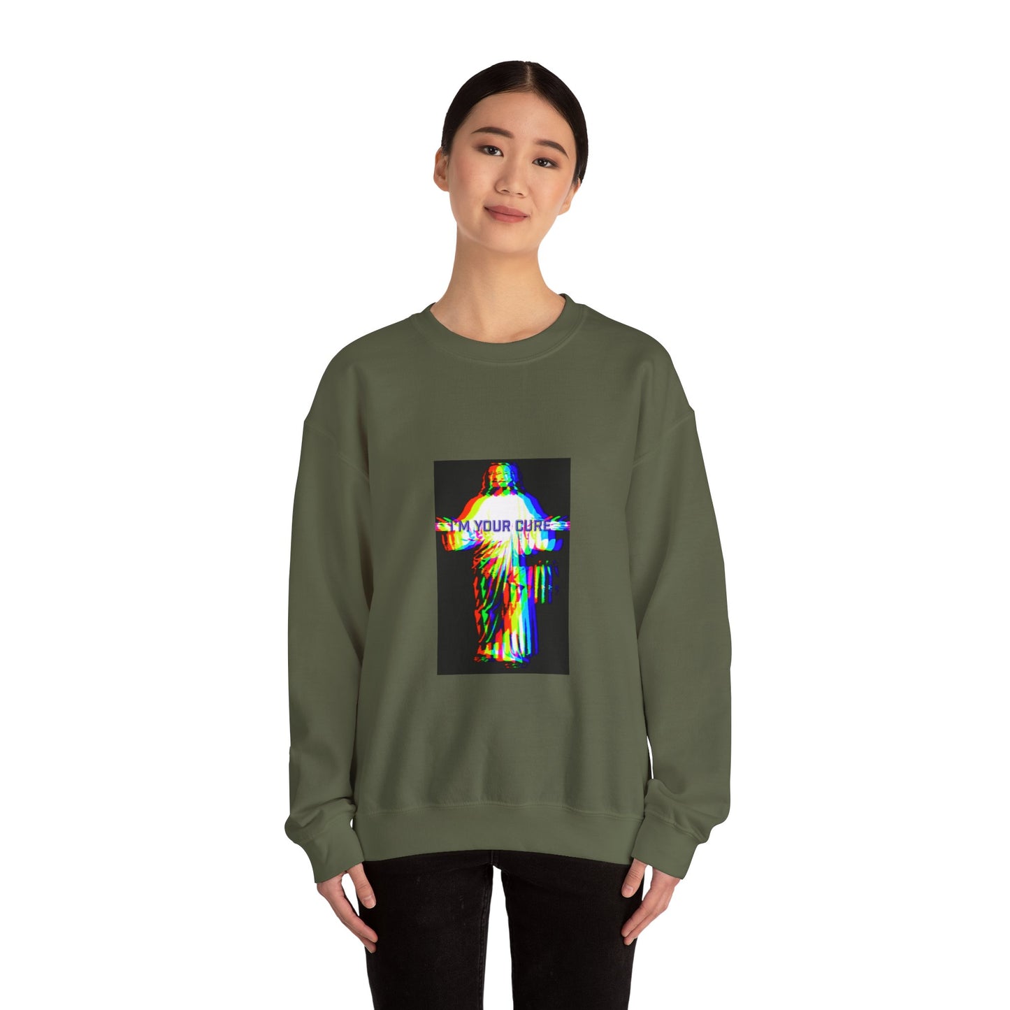 Pop Jesus Unisex Heavy Blend™ Crewneck Sweatshirt