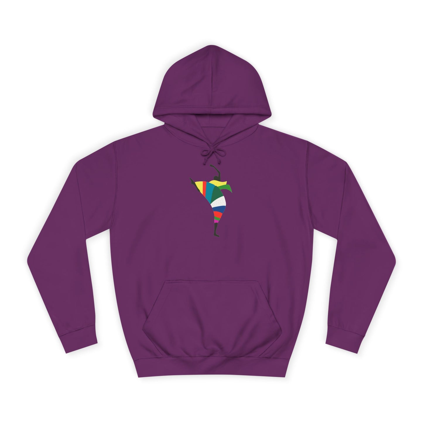 Colorful Dancer Unisex College Hoodie - Stylish Daily Wear