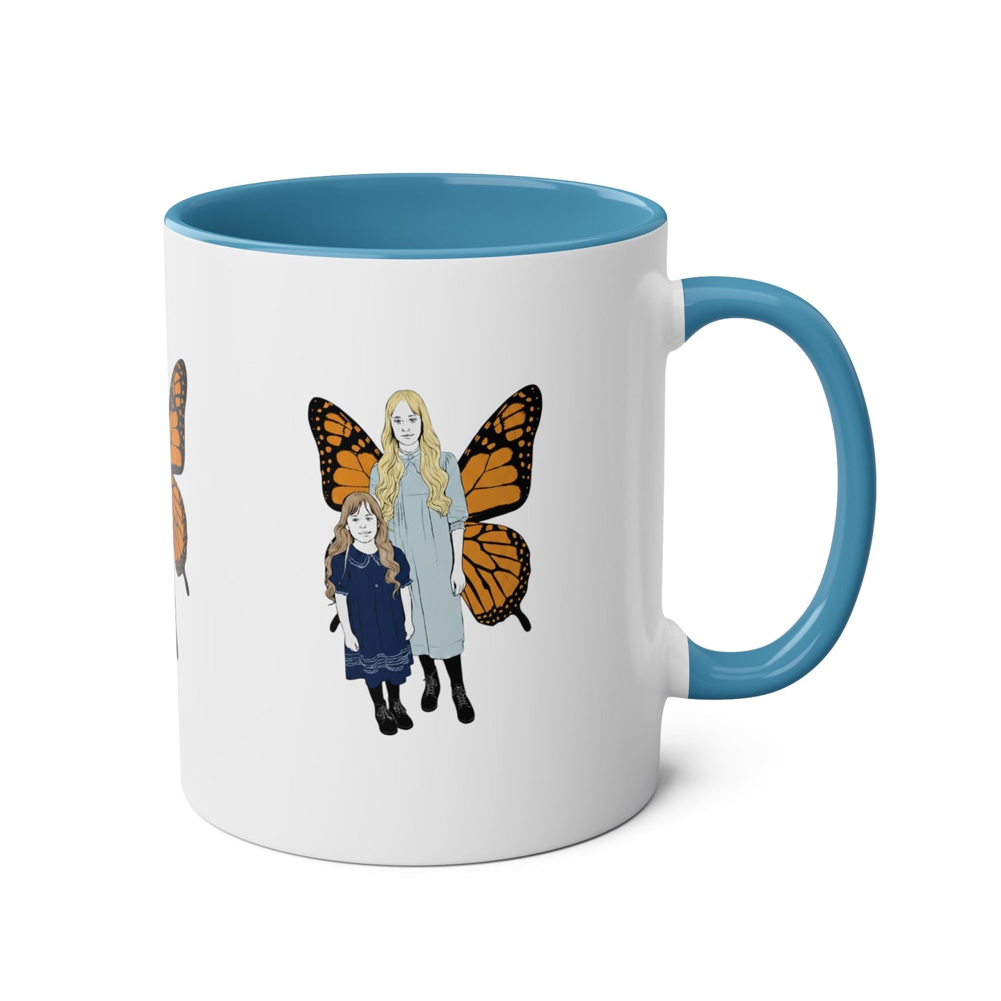Edwardians children Two-Tone Coffee Mugs, 11oz